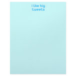 I like big tweets letterhead template