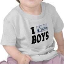 I Like Boys t-shirts