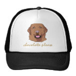 I Like Chocolate Labrador Retriever Theme Trucker Hats