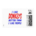 I Like Donkeys Better Than I Like People Postage S postage