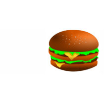 I like hamburgers, mug