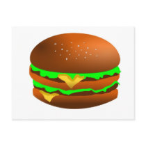 I like hamburgers post cards