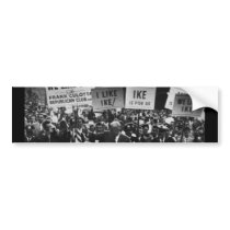 I Like Ike Dwight D. Eisenhower Campaign Bumper Stickers