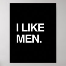 I LIKE MEN POSTERS