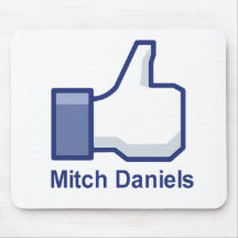I LIKE MITCH DANIELS MOUSE PADS