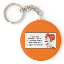 I like my dentists office keychains