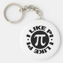 I Like Pi Key Chain