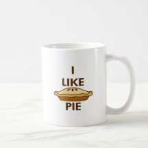 I Like Pie Coffee Mugs