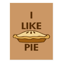 I Like Pie Post Cards