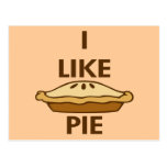 I Like Pie Postcard