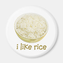I Like Rice Magnets