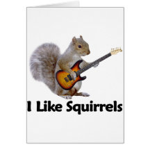 I Like Squirrels Card