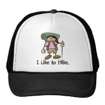 I Like to Hike Girl_Green Hats