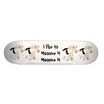 I like to moove it, mooove it ... cow skateboard