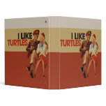 I Like Turtles binders