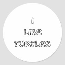 I like Turtles stickers