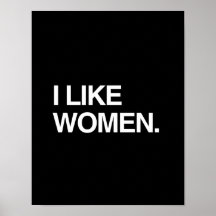 I LIKE WOMEN PRINT