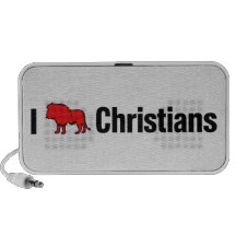 I Lion Christians Laptop Speakers