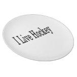 I Live Hockey Party Plates