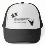 I LIVE WITH FEAR DUCK HUNTING MESH HATS