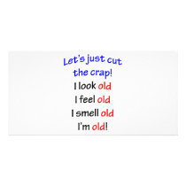 I look old, I feel old ...