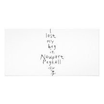 I lost my bag... photo card