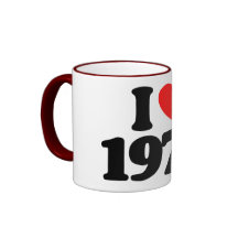 I LOVE 1976 MUG