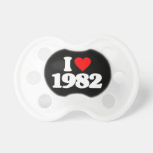 I LOVE 1982 BABY PACIFIER