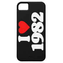 I LOVE 1982 iPhone 5 CASES