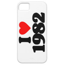 I LOVE 1982 iPhone 5 COVERS