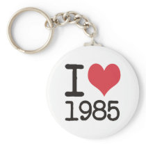 I Love 1985 T-Shirts Products & Designs! Key Chains