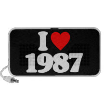 I LOVE 1987 MINI SPEAKERS