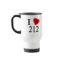 I Love 212 New York City mugs