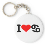 I love 69 keychains
