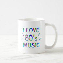 I Love 80s Coffee Mugs