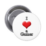 I Love a Gamer Buttons