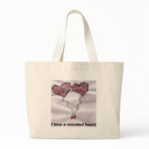 I love a mended heart bag