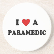I Love A Paramedic coasters