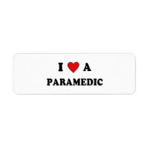 I Love A Paramedic Labels