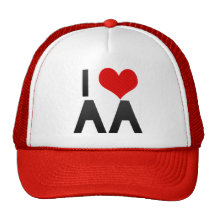 I Love AA Mesh Hat