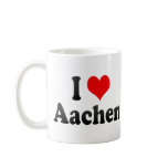 I Love Aachen, Germany Mugs