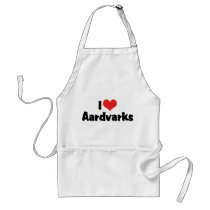 I Love Aardvarks Apron