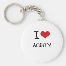 I Love Acidity Key Chains
