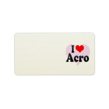 I love Acro Labels