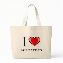 I Love Acrobatics Canvas Bag