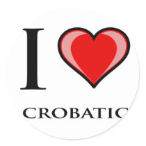 I Love Acrobatics Sticker