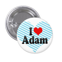 I love Adam Pinback Button