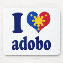 I Love Adobong Pinoy Mouse Pads