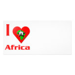 I Love Africa Picture Card