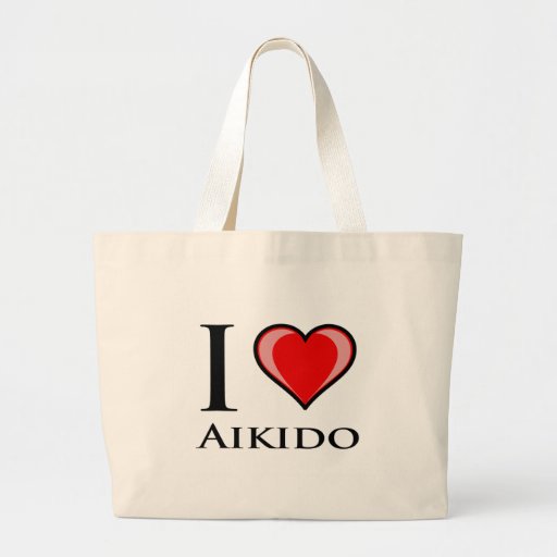 I Love Aikido Bags